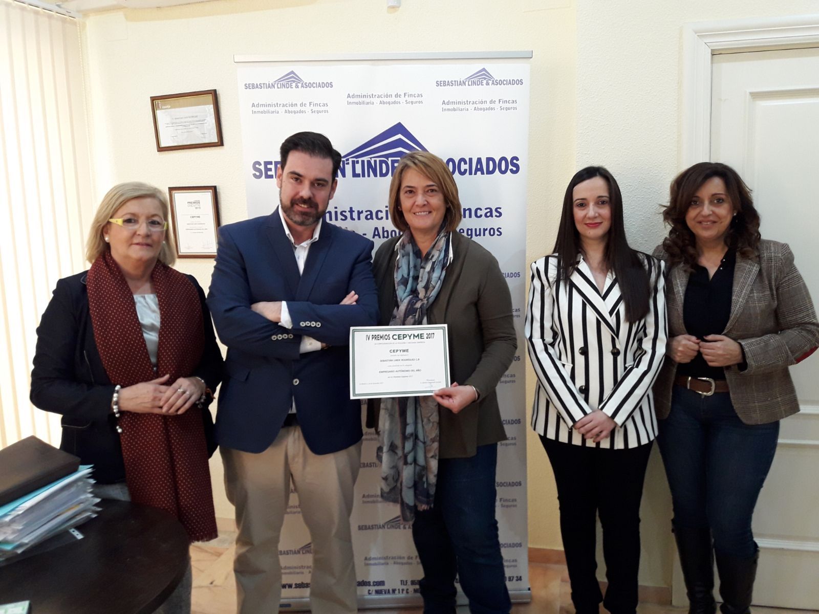 El PP felicita a la empresa motrilea 'Administracin de Fincas Sebastin Linde y Asociados' por su reconocimiento nacional 